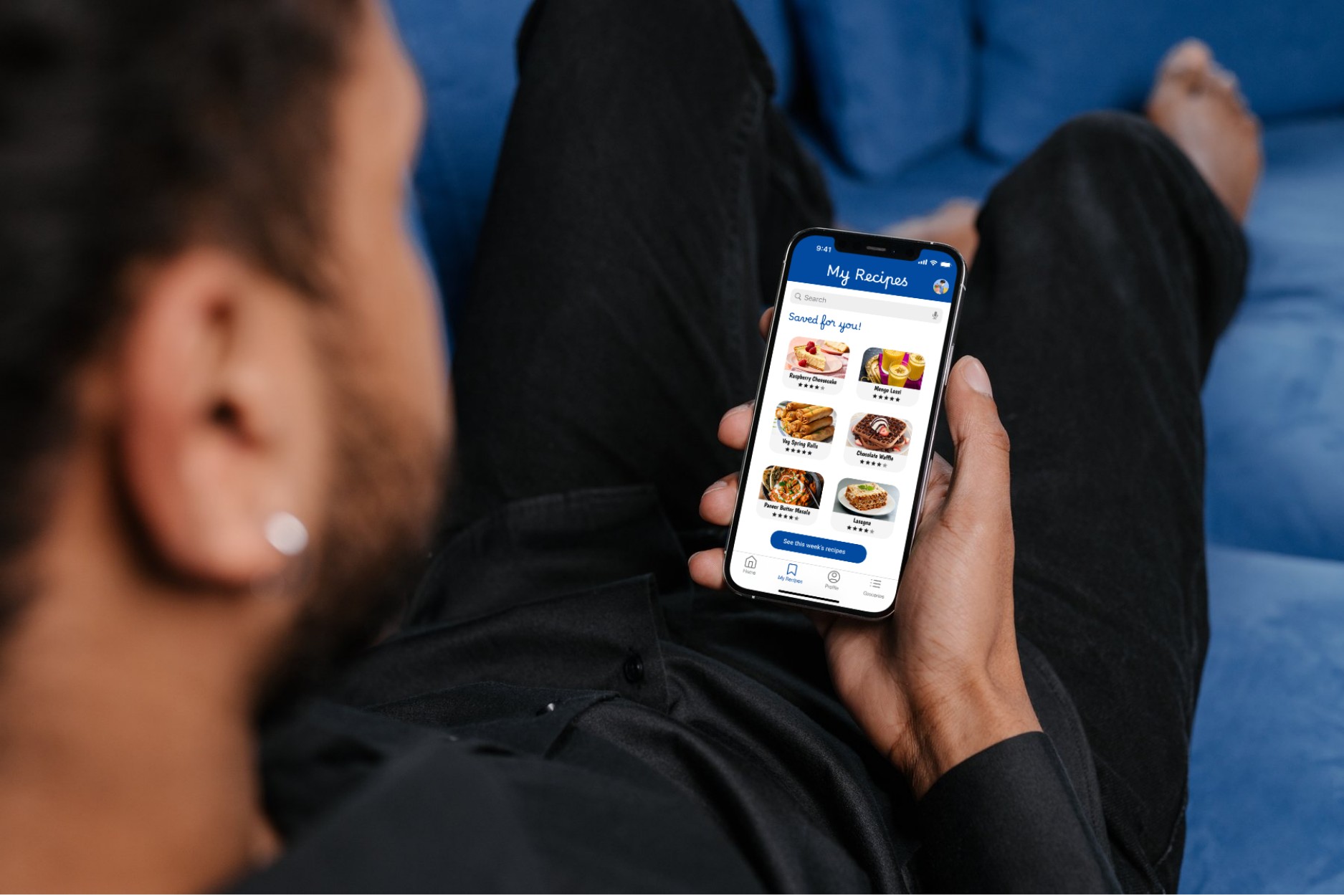 Plateful dashboard screen showing personalised recipe recommendations